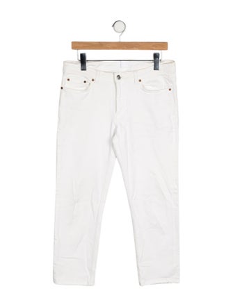 Acne Studios Mid-Rise Straight Leg Jeans