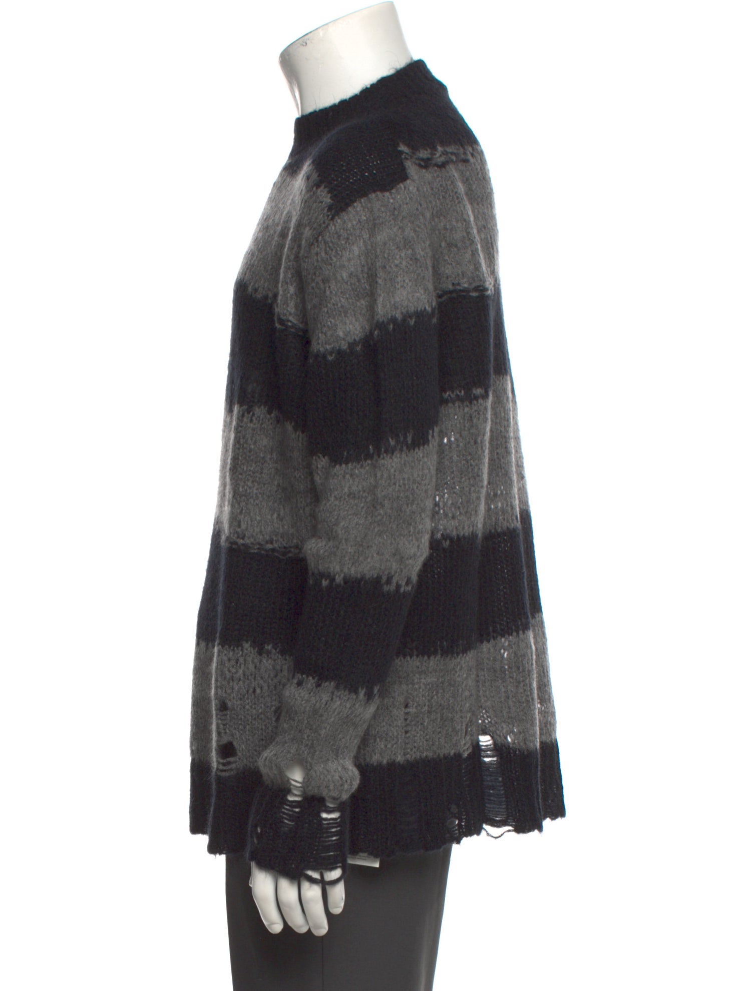 Acne Studios Striped Crew Neck Pullover