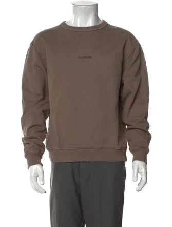 Acne Studios Graphic Print Crew Neck Pullover