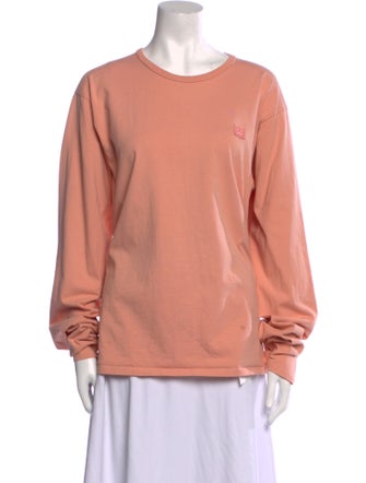 Acne Studios Crew Neck Long Sleeve Sweatshirt