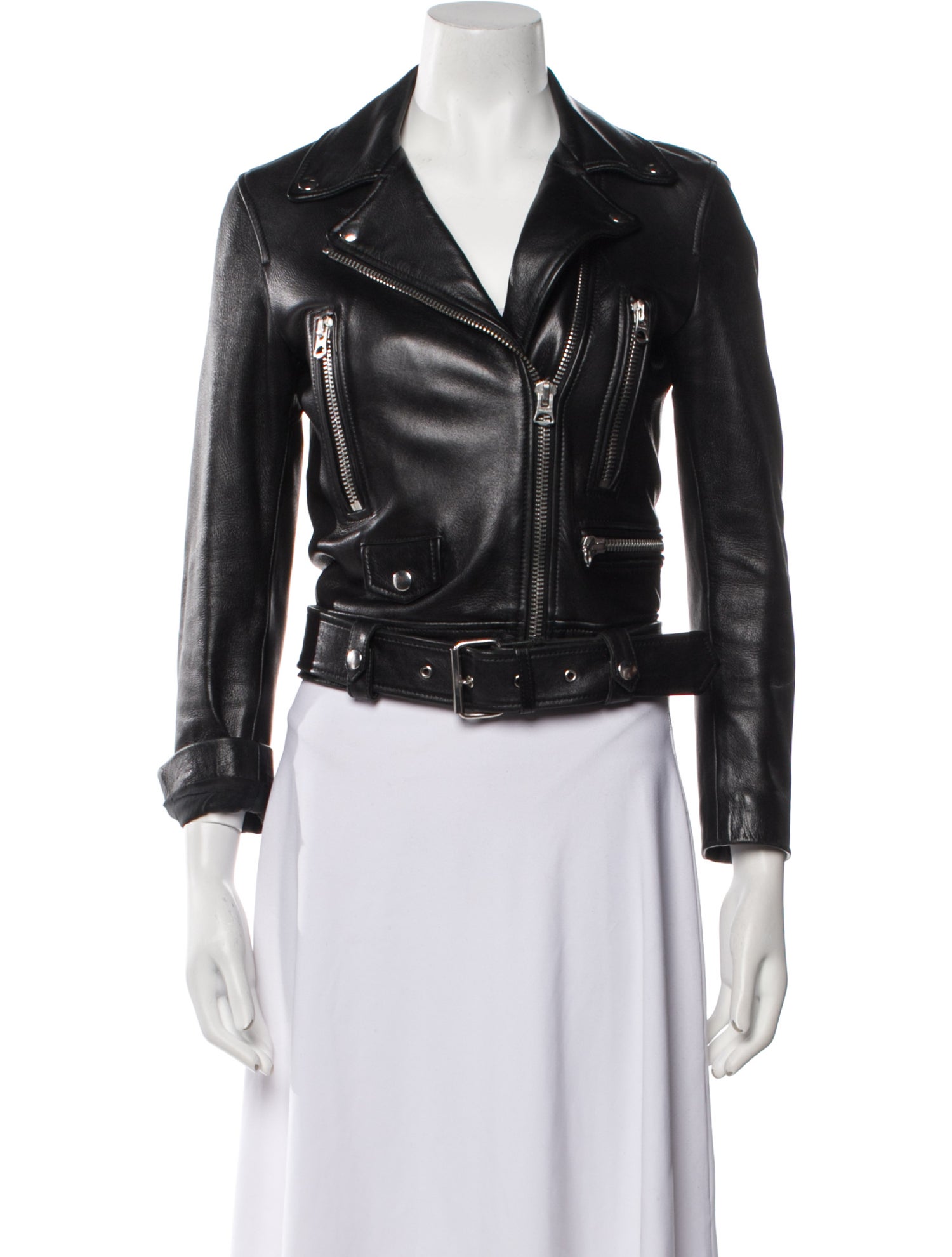 Acne Studios Leather Biker Jacket