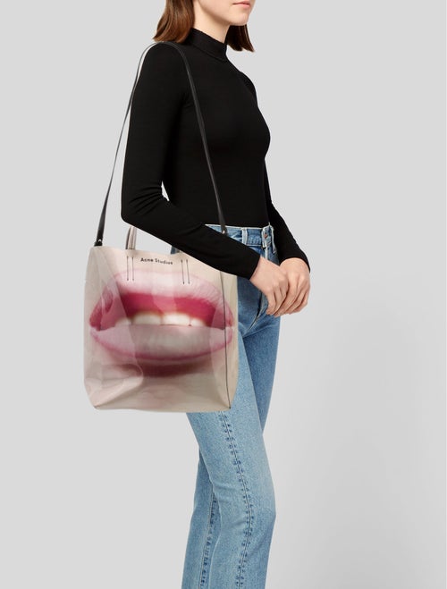 Acne Studios Patent Leather Bucket Bag