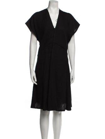 Acne Studios Linen Midi Length Dress