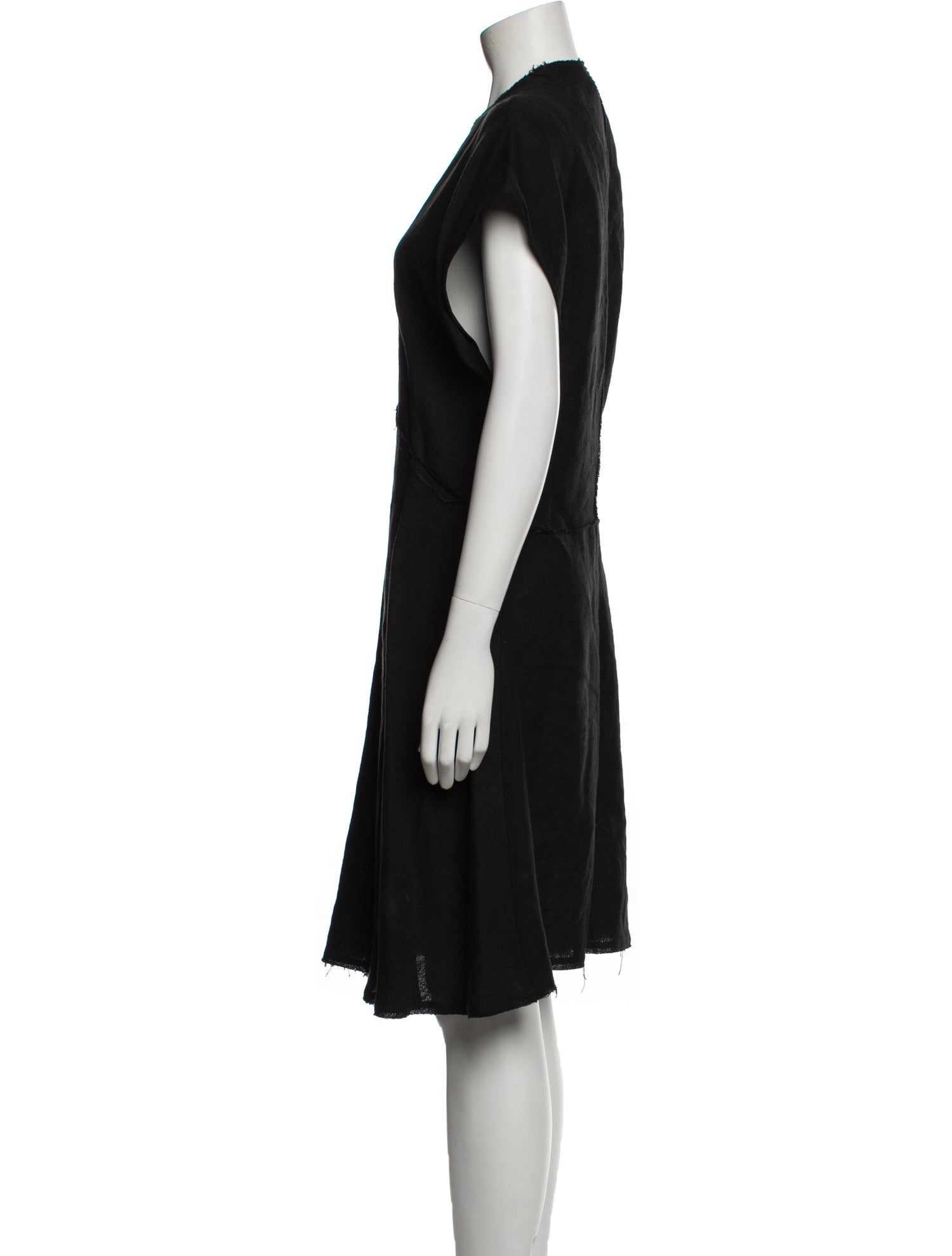 Acne Studios Linen Midi Length Dress