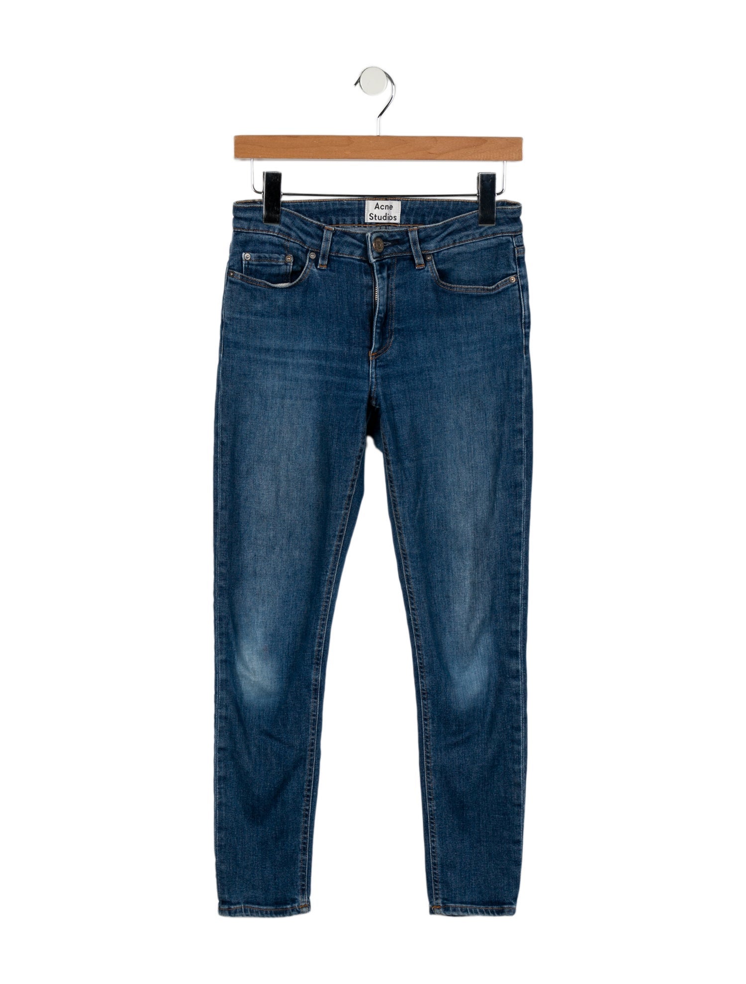 Acne Studios Mid-Rise Skinny Leg Jeans