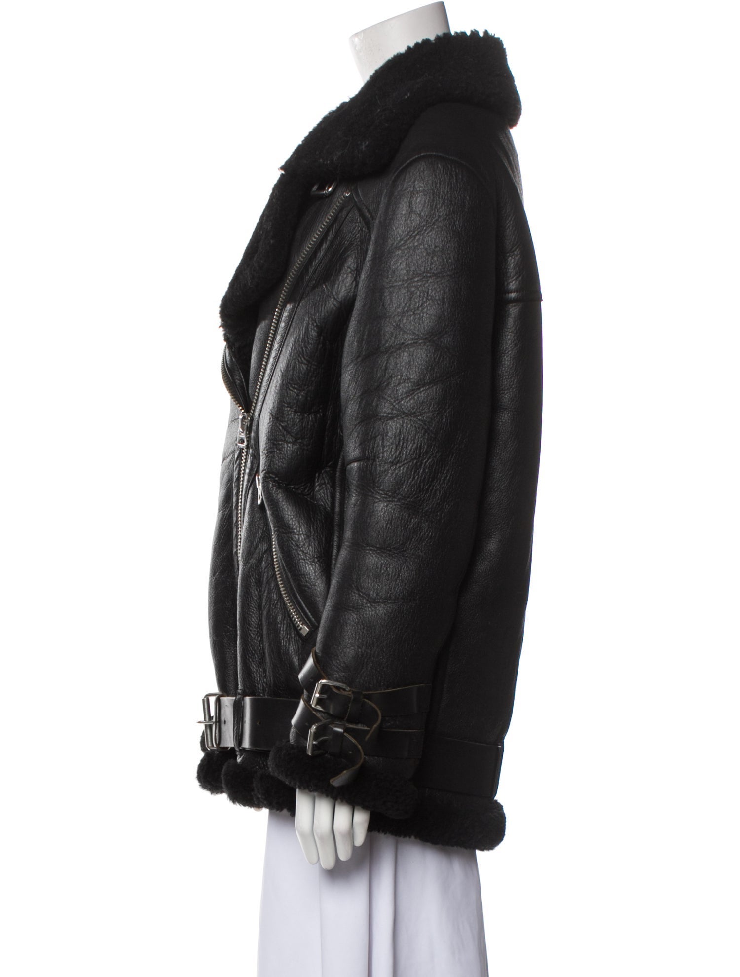 Acne Studios Shearling Biker Jacket