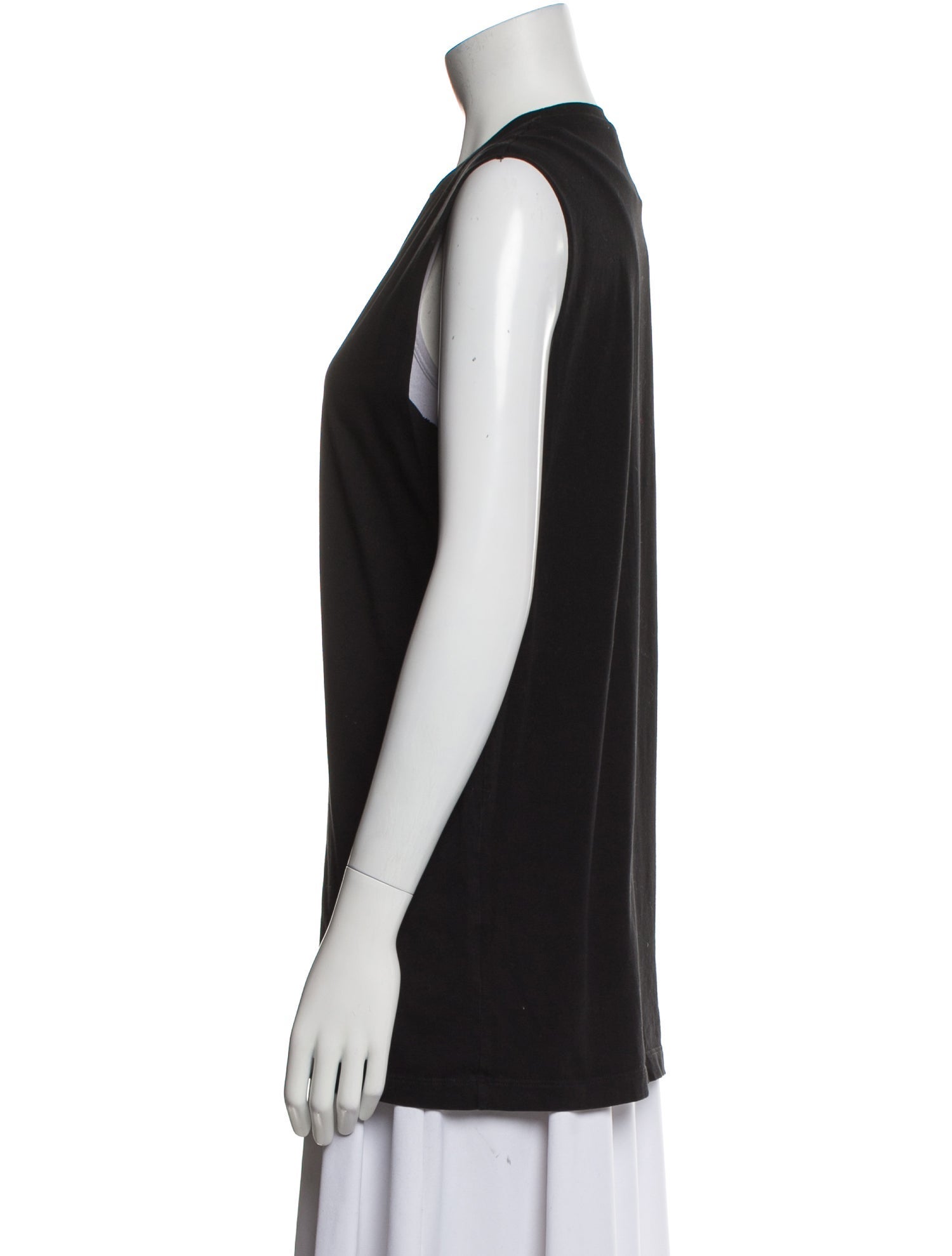Acne Studios Crew Neck Sleeveless Top