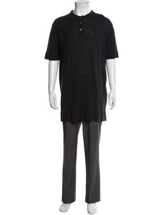 Acne Studios Collar Short Sleeve Polo Shirt
