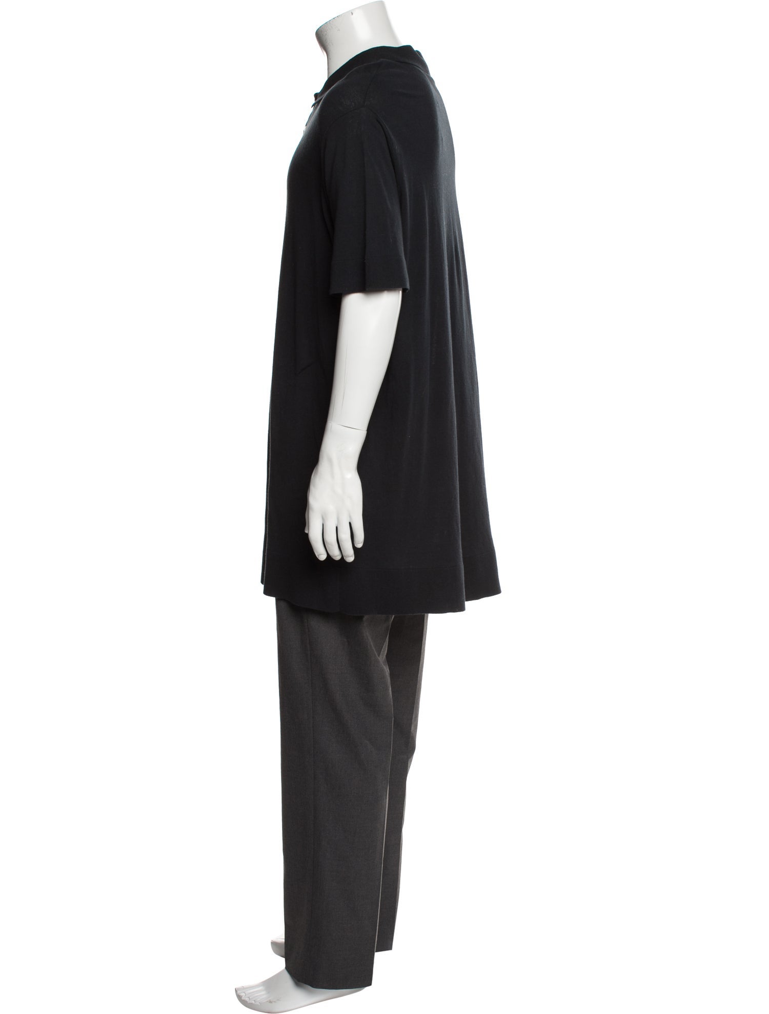 Acne Studios Collar Short Sleeve Polo Shirt