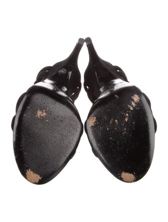 Acne Studios Suede T-Strap Sandals