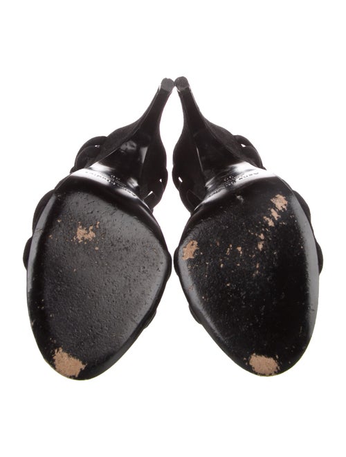 Acne Studios Suede T-Strap Sandals