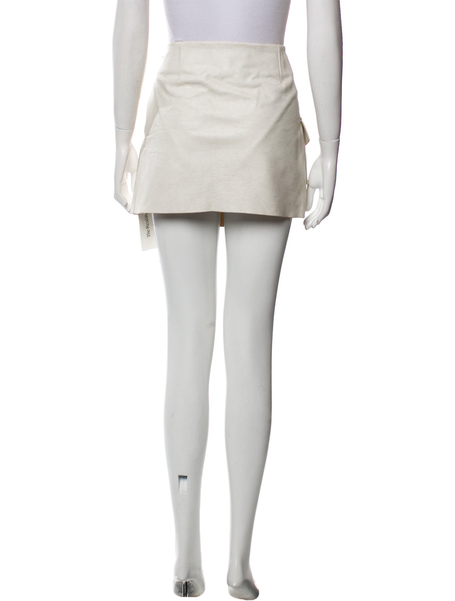 Acne Studios Calf Leather Mini Skirt