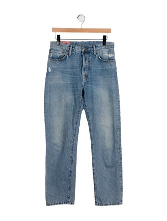 Acne Studios Mid-Rise Straight Leg Jeans