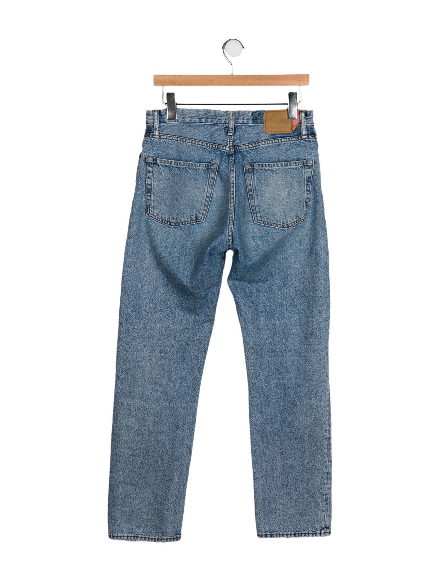 Acne Studios Mid-Rise Straight Leg Jeans
