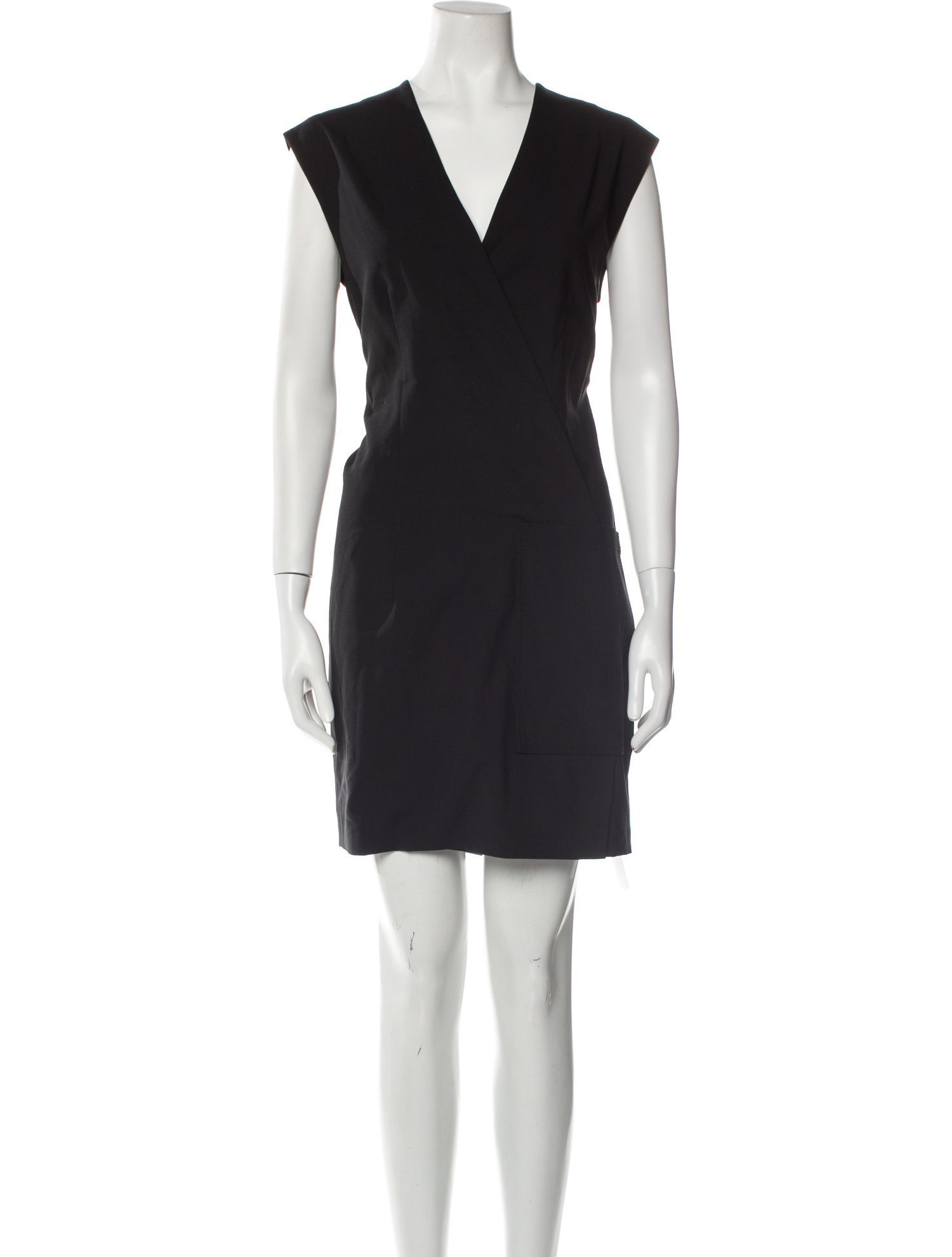 Acne Studios V-Neck Mini Dress