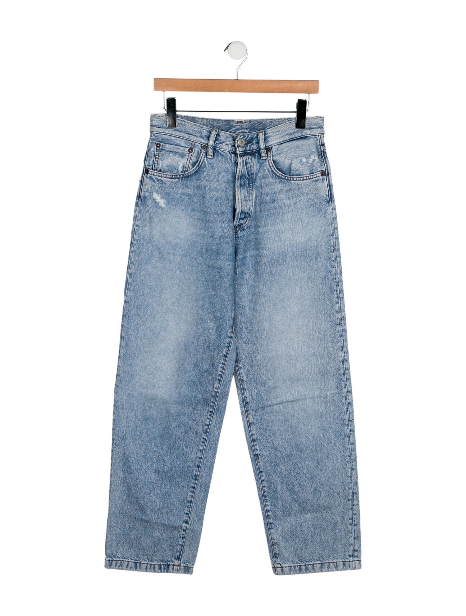 Acne Studios High-Rise Wide Leg Jeans