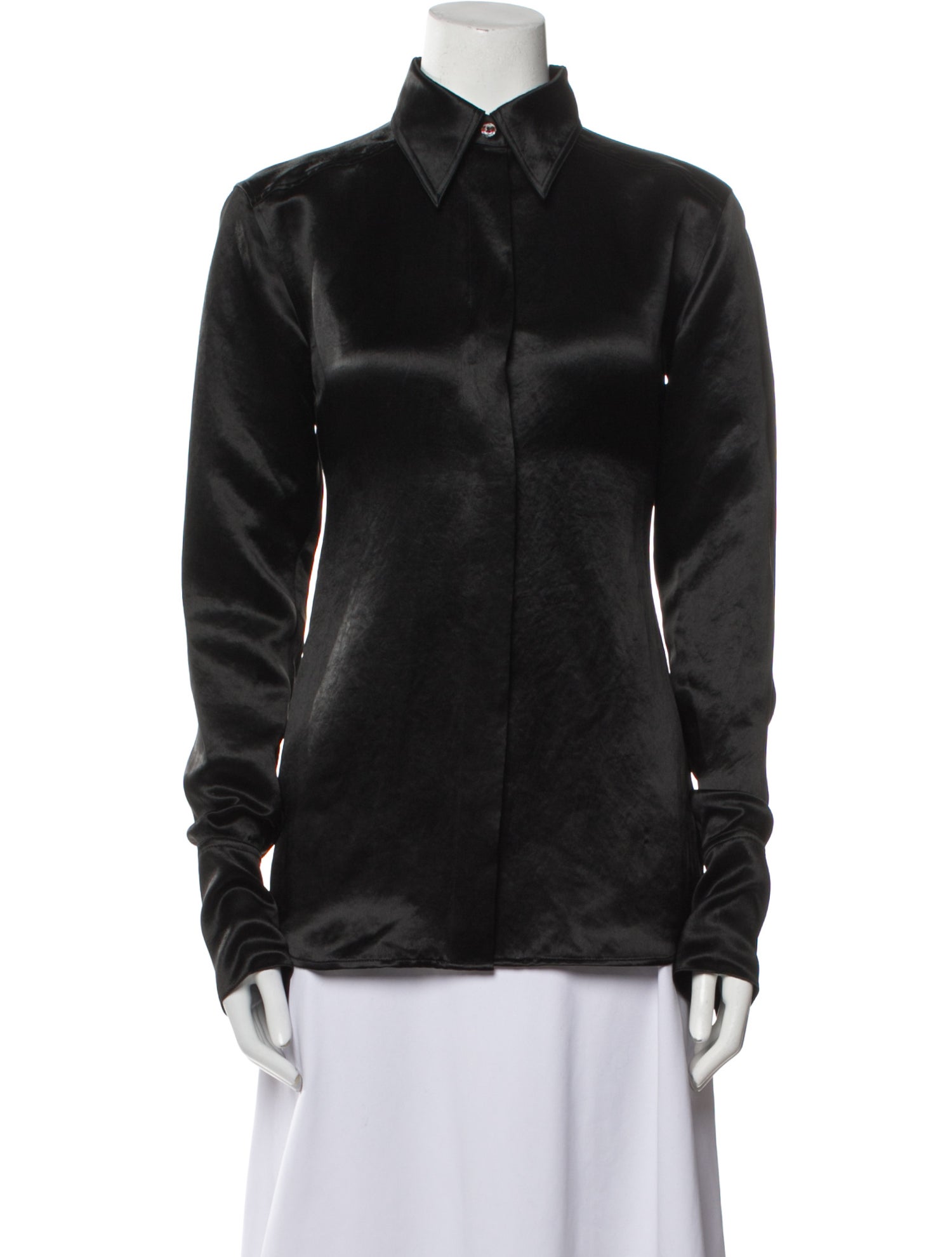 Acne Studios Long Sleeve Button-Up Top