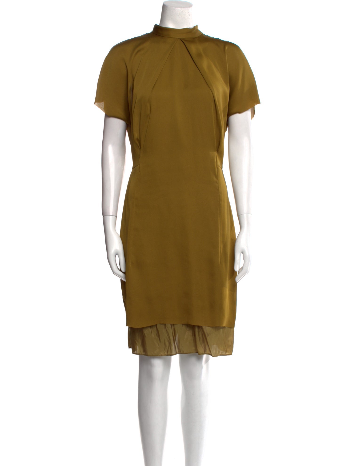 Acne Studios Mock Neck Mini Dress