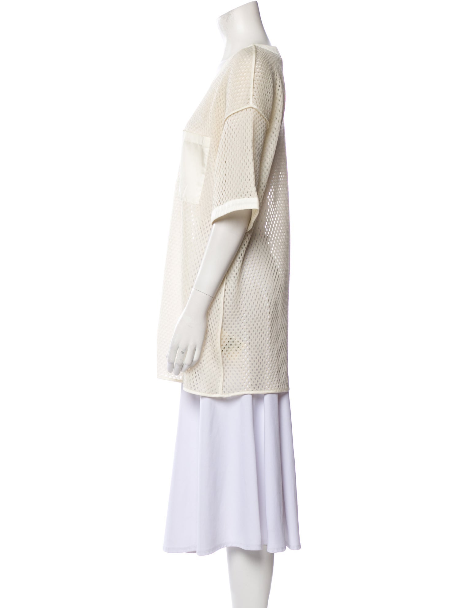 Acne Studios Bateau Neckline Short Sleeve Tunic