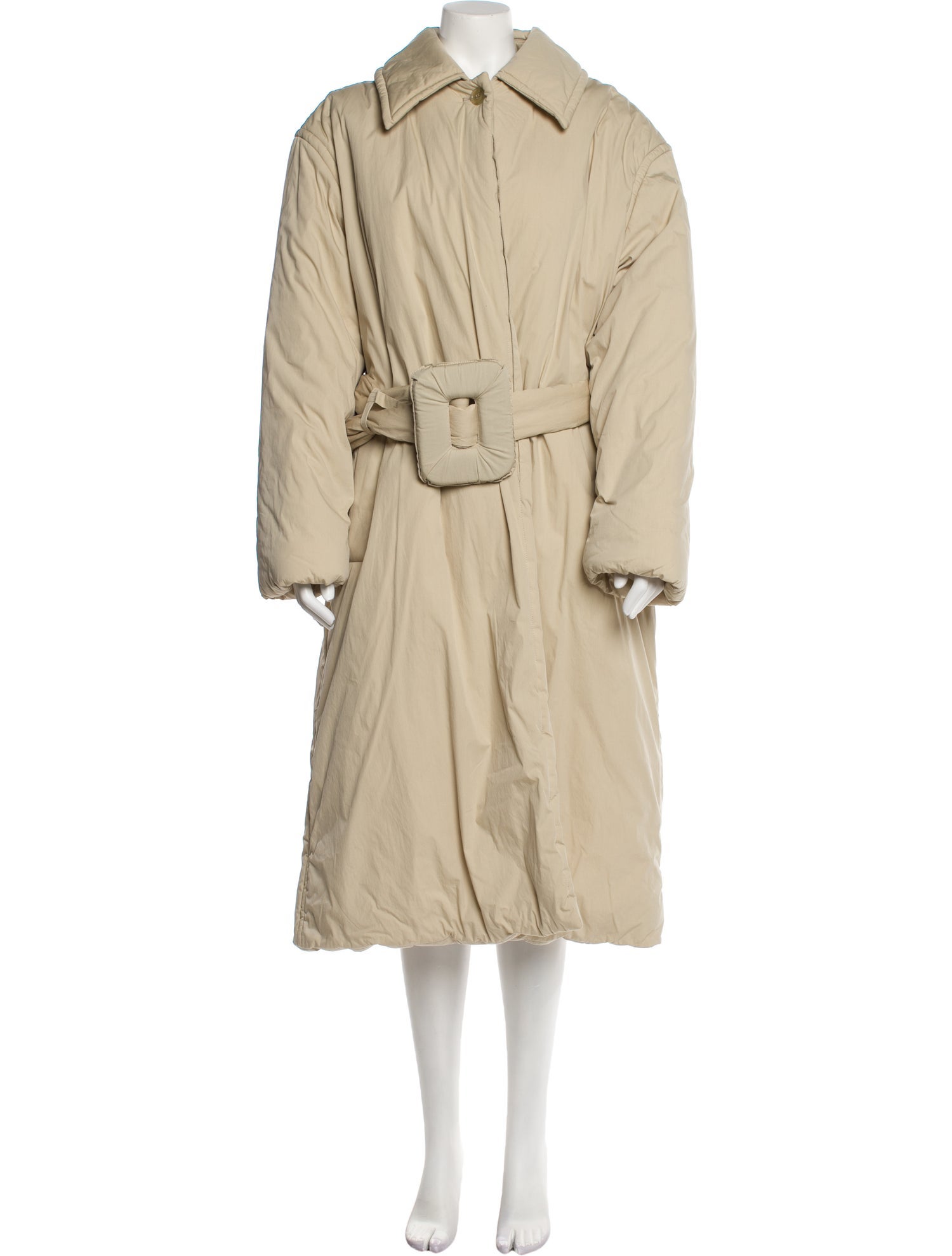 Acne Studios 2021 Belted Padded Trench Coat