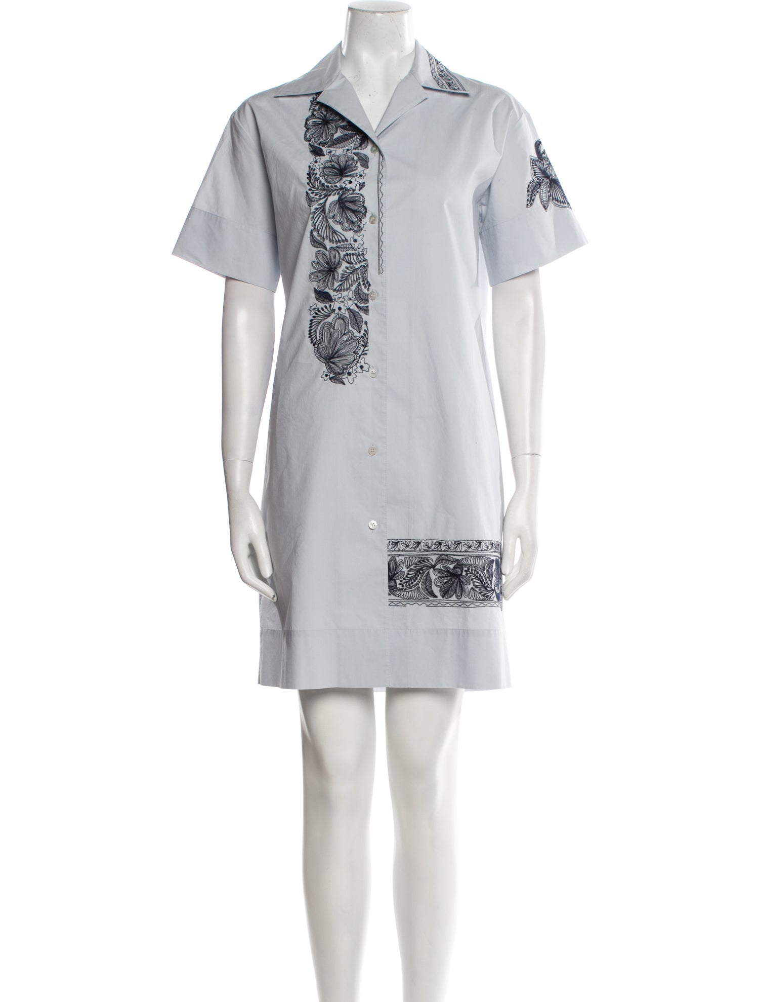 Acne Studios Graphic Print Mini Dress