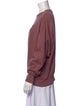 Acne Studios Crew Neck Long Sleeve Sweatshirt