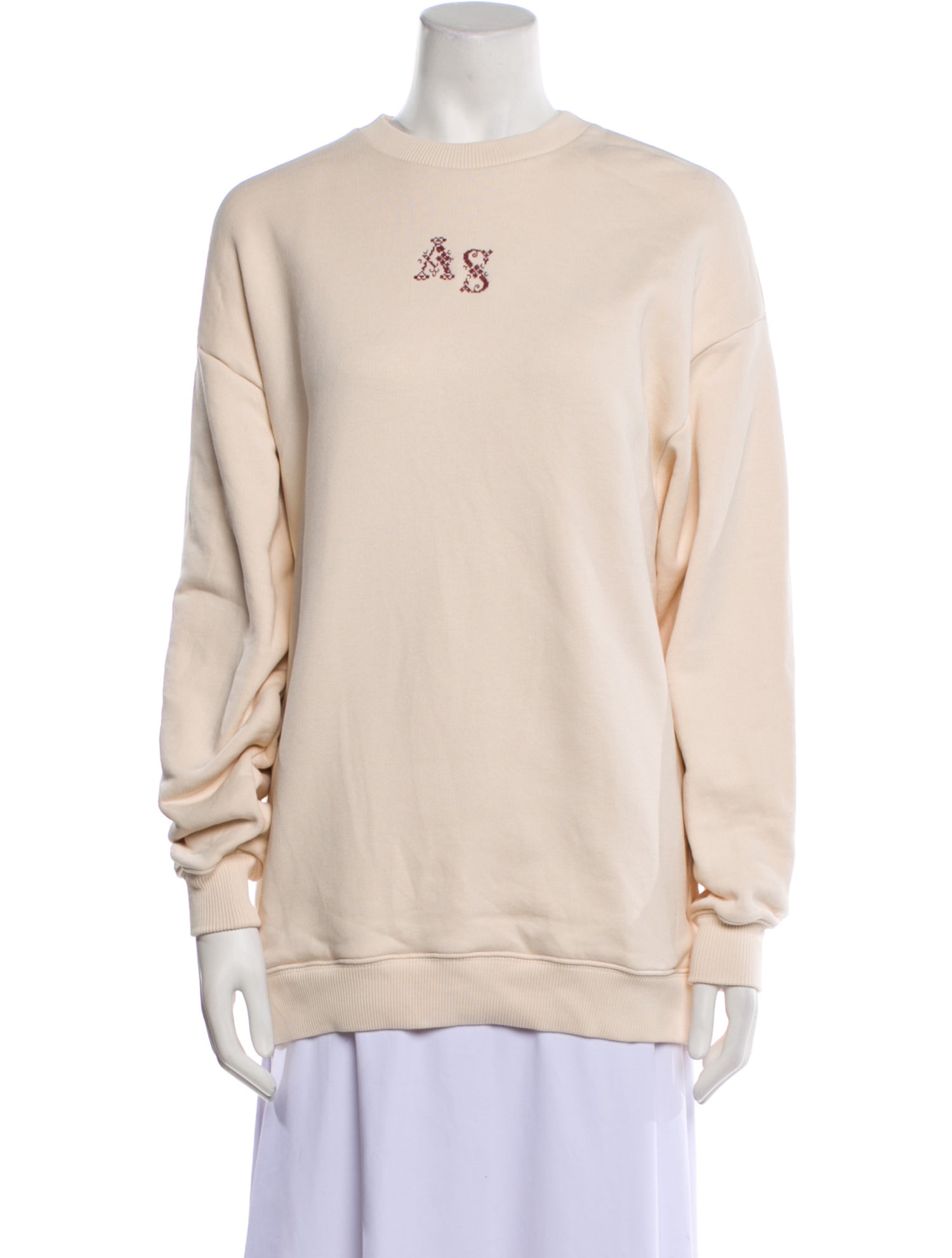 Acne Studios Crew Neck Long Sleeve Sweatshirt