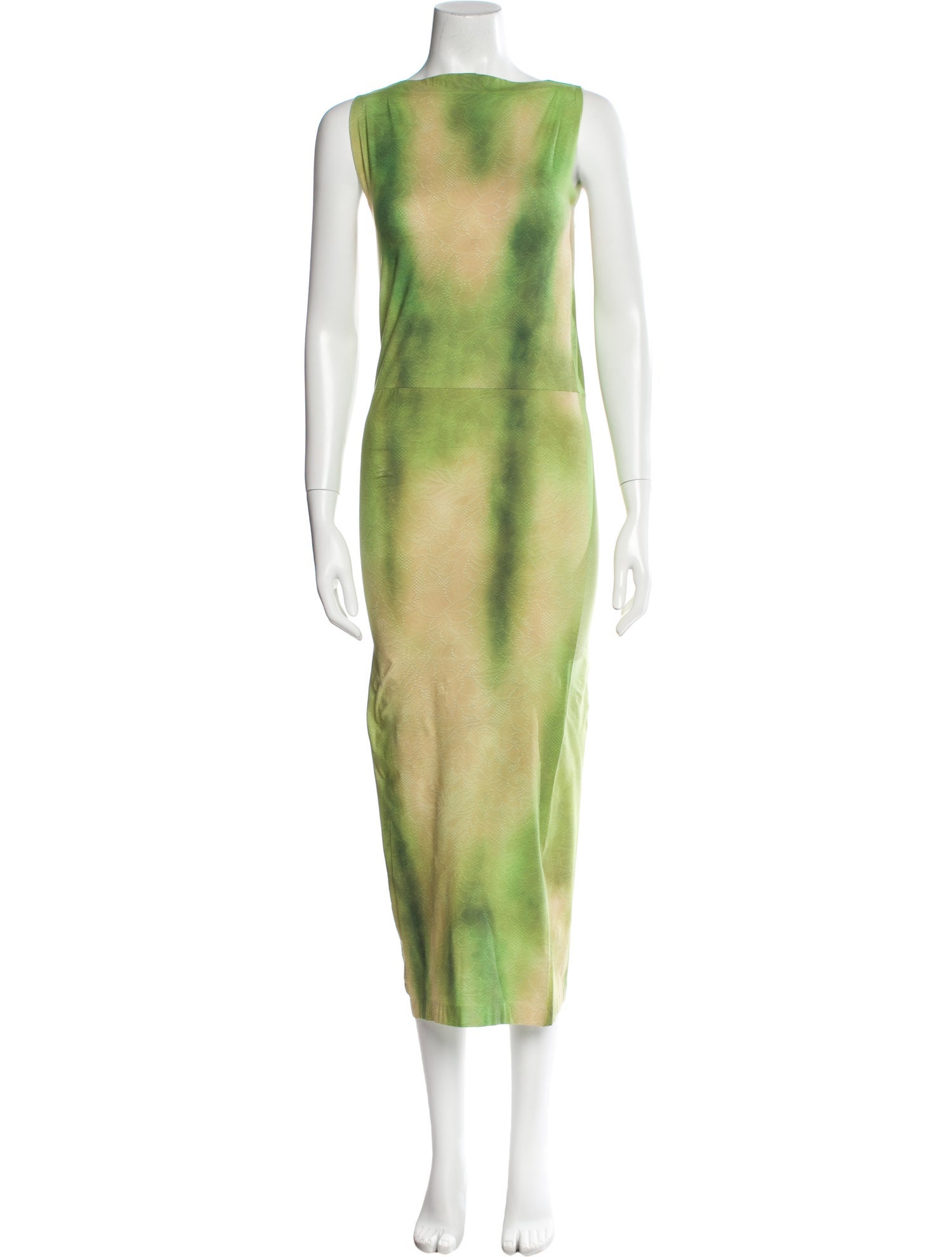 Acne Studios Tie-Dye Print Long Dress
