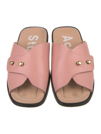 Acne Studios Leather Slides
