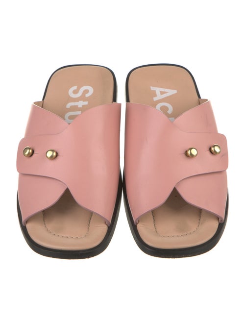 Acne Studios Leather Slides