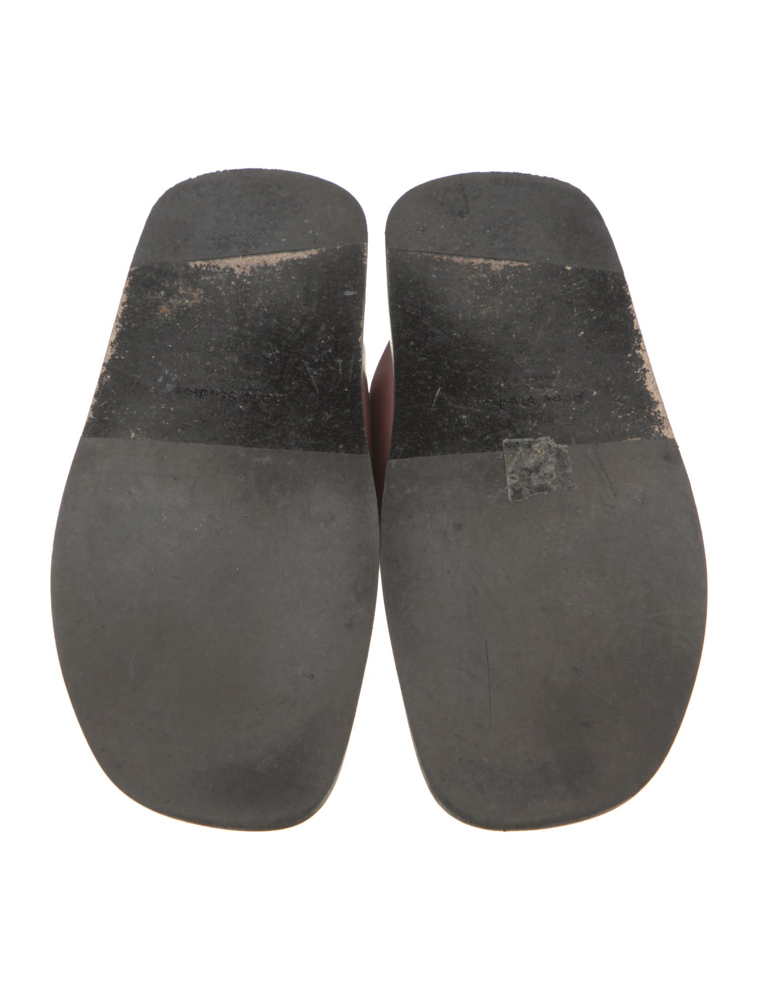 Acne Studios Leather Slides