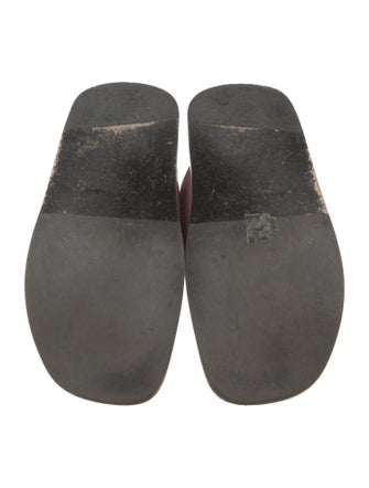 Acne Studios Leather Slides