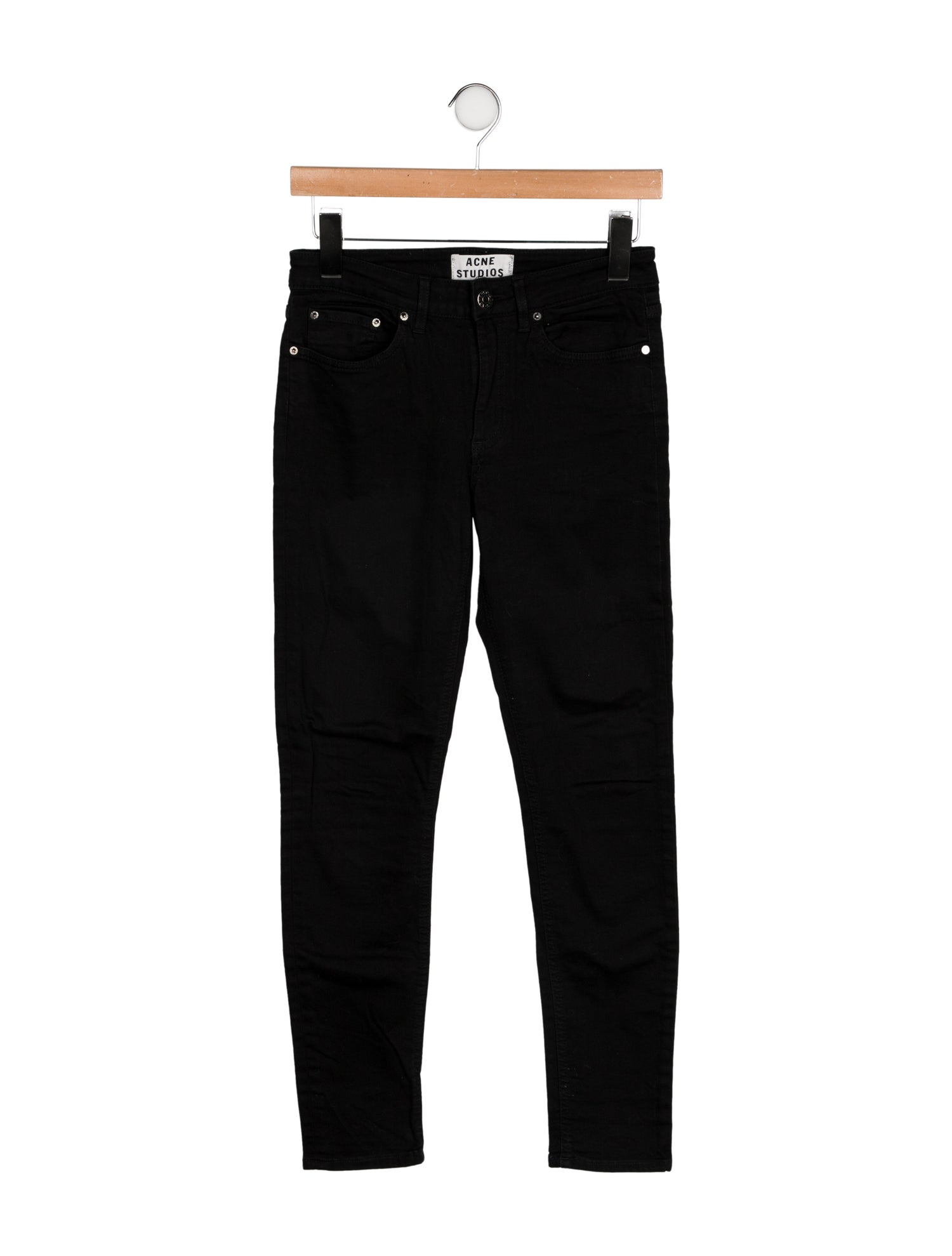 Acne Studios Mid-Rise Skinny Leg Jeans