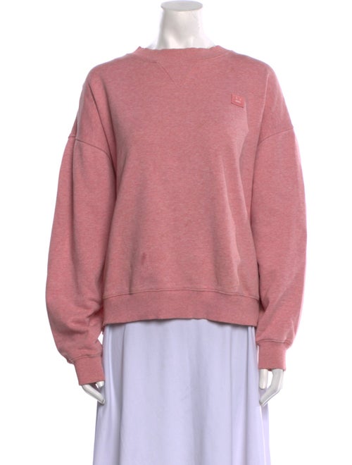 Acne Studios Bateau Neckline Long Sleeve Sweatshirt