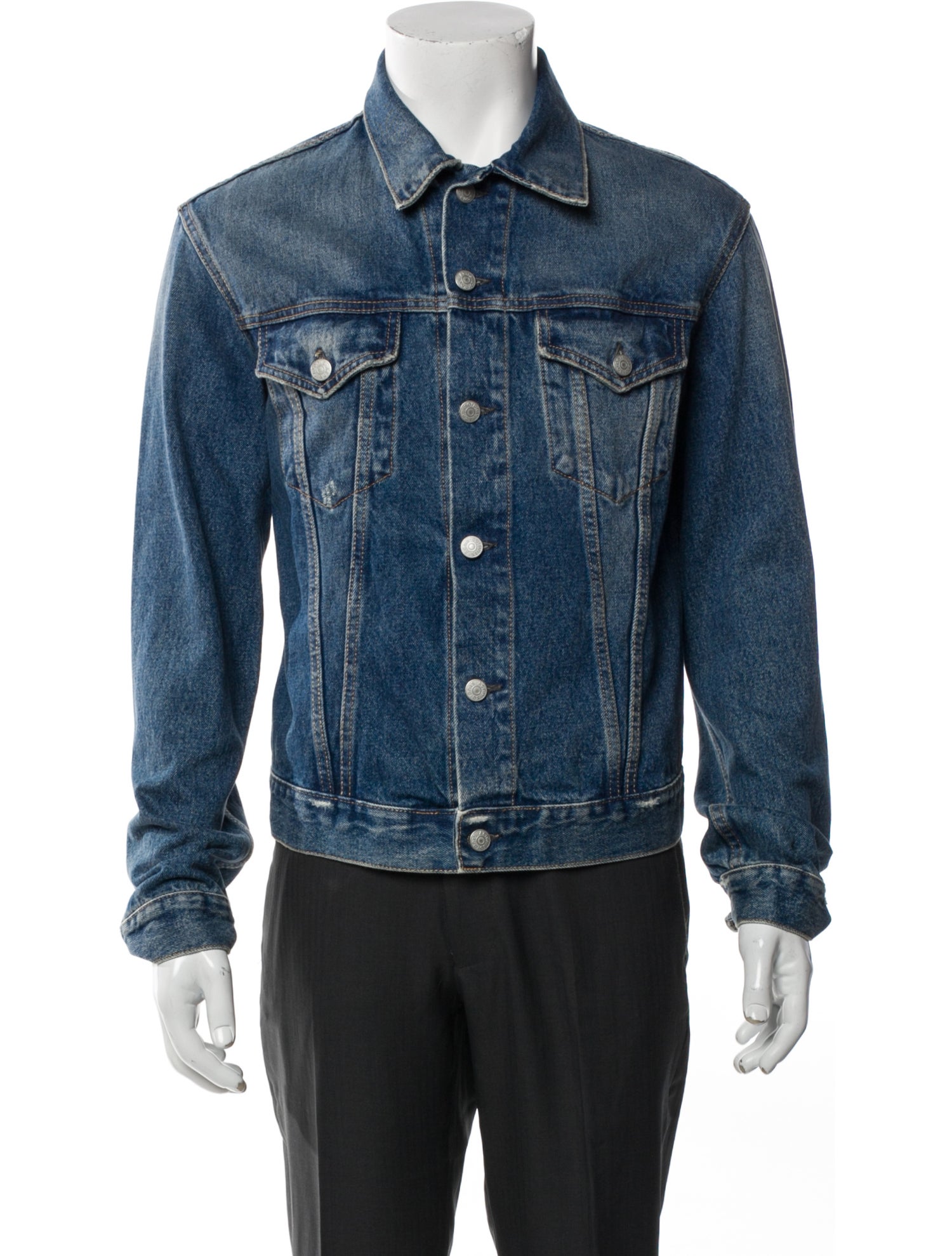 Acne Studios Printed Denim Jacket