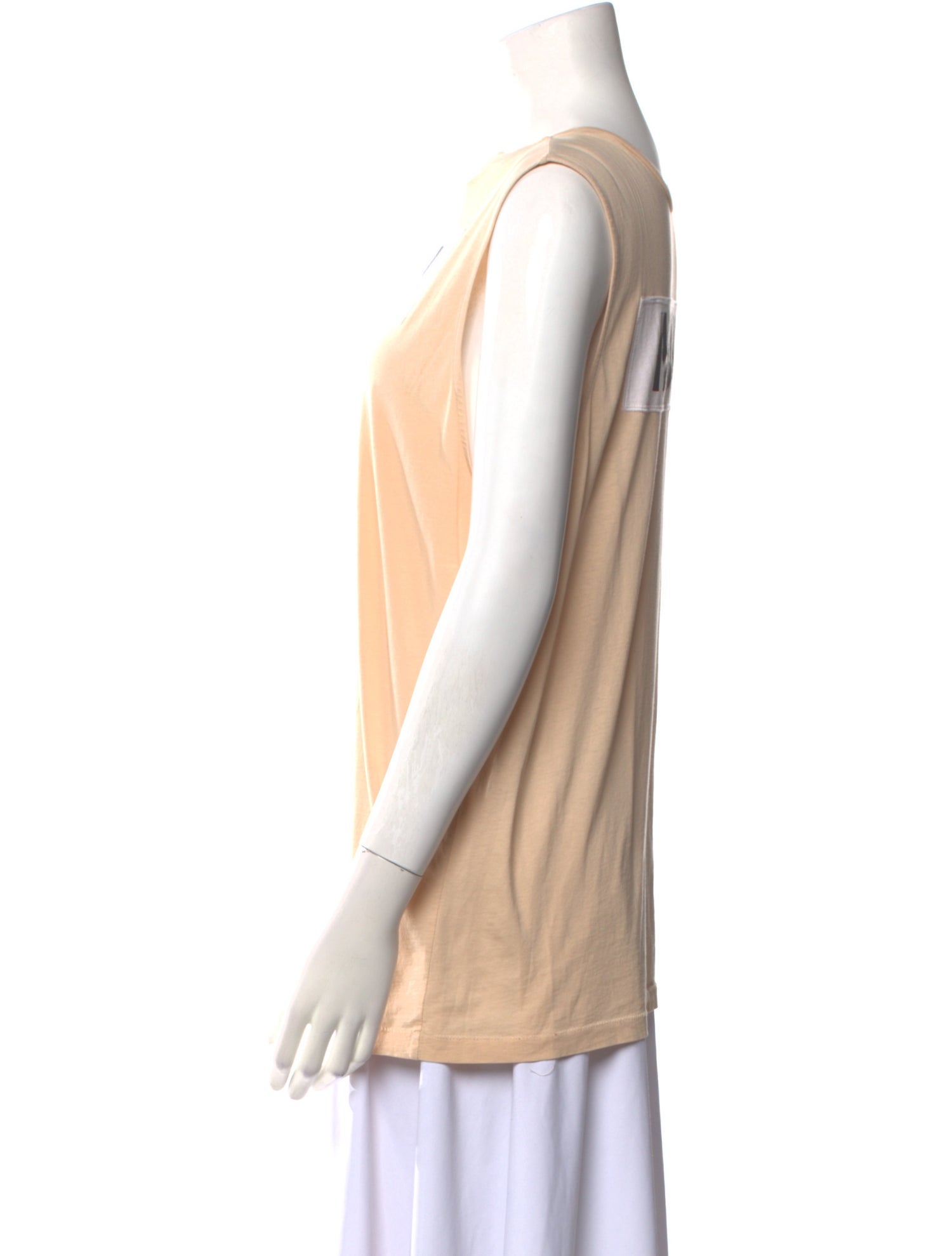 Acne Studios Graphic Print Bateau Neckline Top