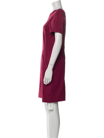 Acne Studios Crew Neck Knee-Length Dress
