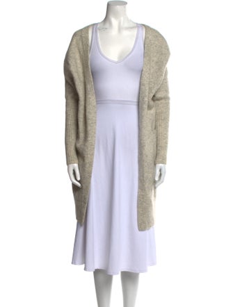 Acne Studios Linen Open Front Sweater