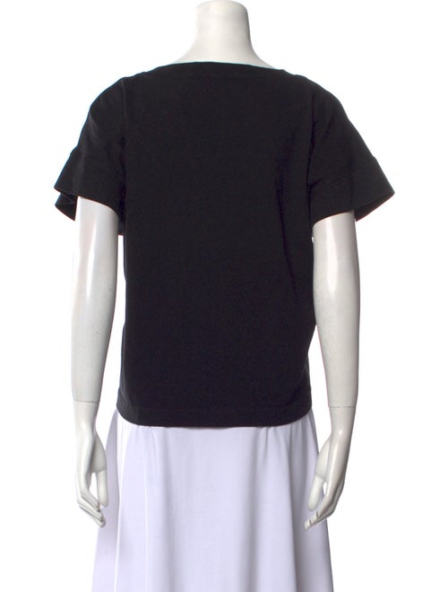 Acne Studios Bateau Neckline Short Sleeve T-Shirt