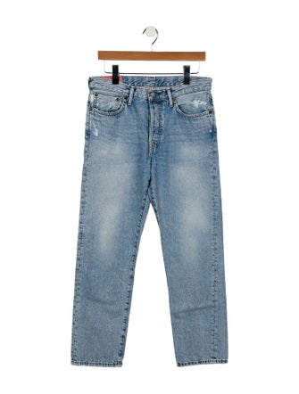 Acne Studios Mid-Rise Straight Leg Jeans