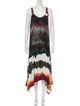 Acne Studios Tie-Dye Print Long Dress