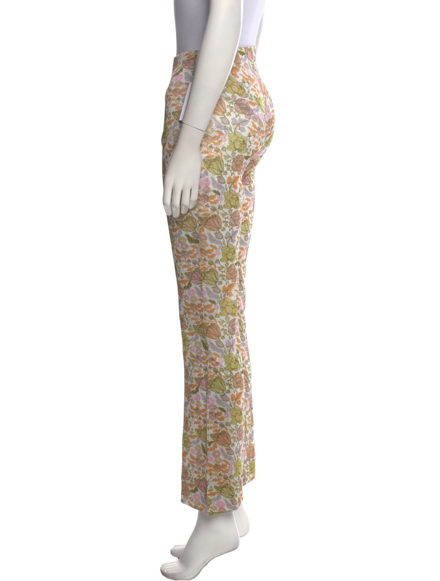 Acne Studios Floral Print Wide Leg Pants w/ Tags