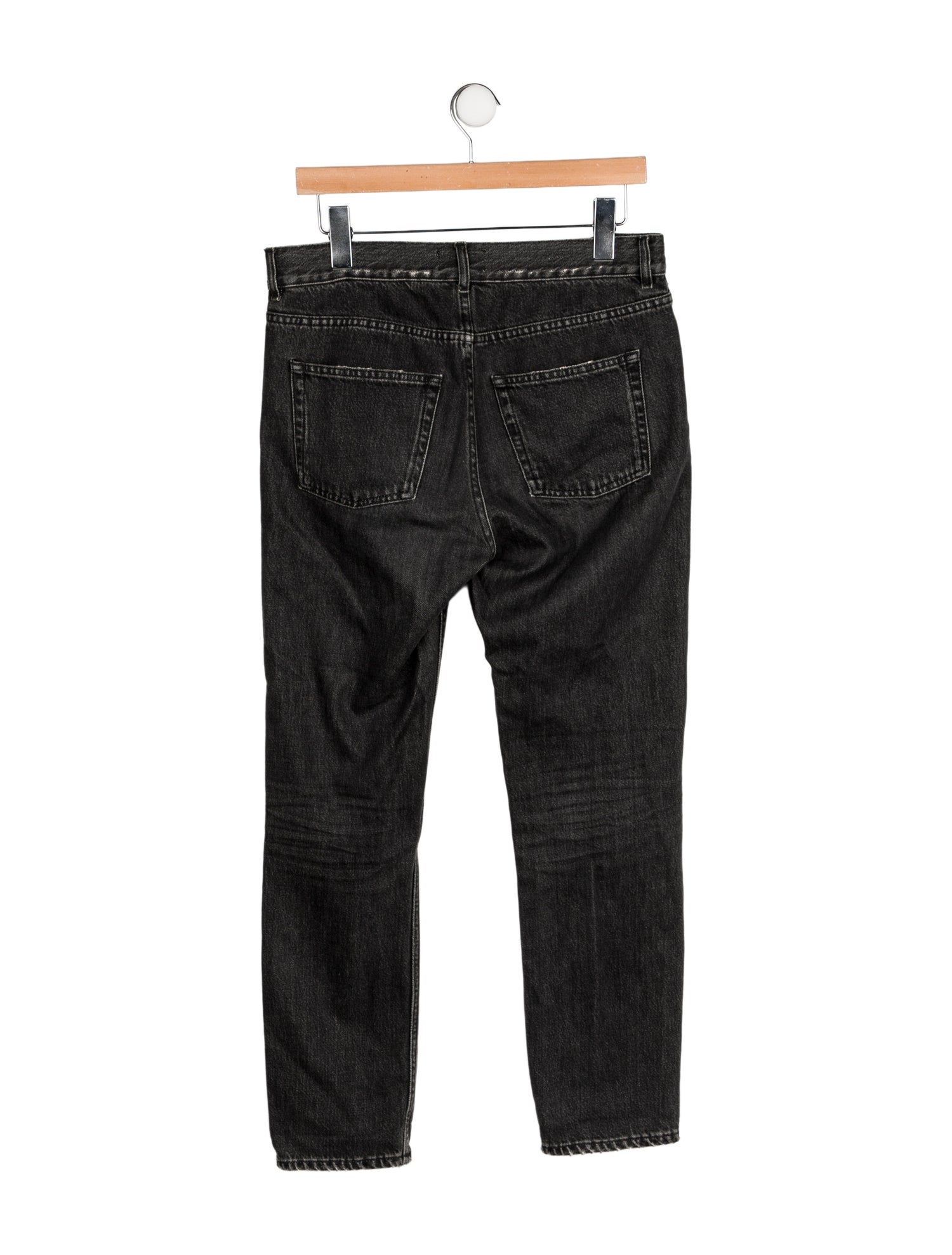 Acne Studios Mid-Rise Straight Leg Jeans