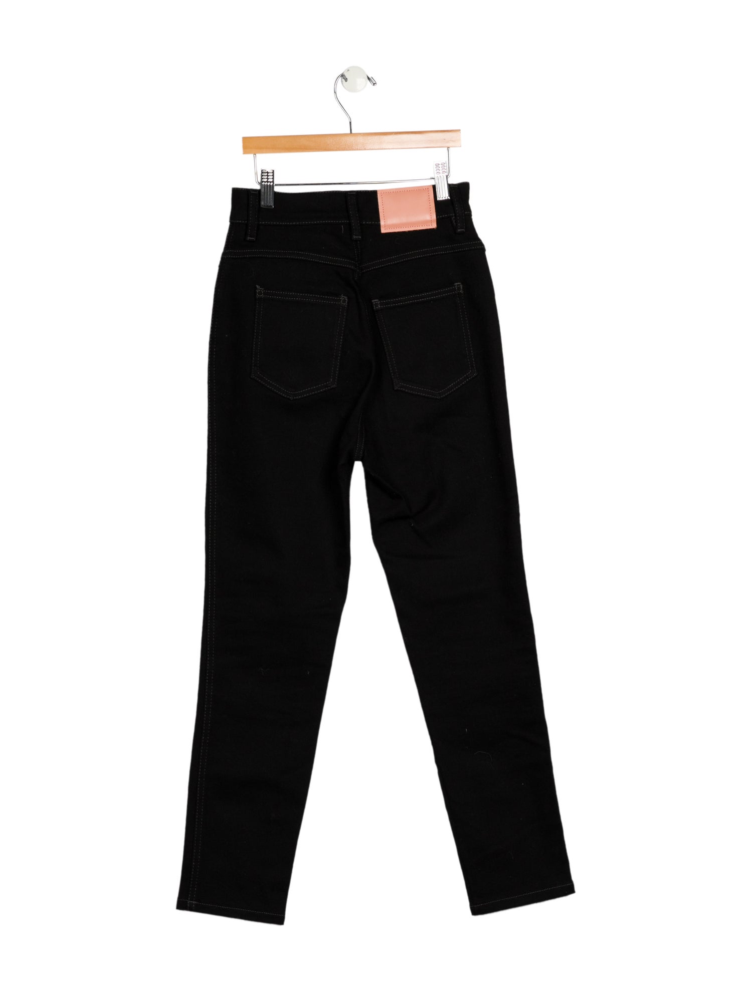 Acne Studios High-Rise Straight Leg Jeans