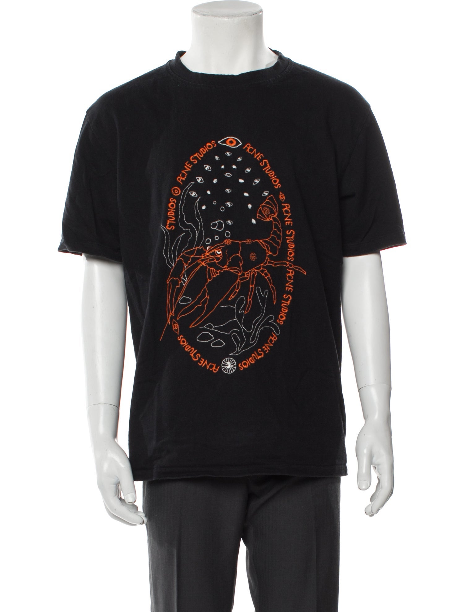 Acne Studios Printed Crew Neck T-Shirt