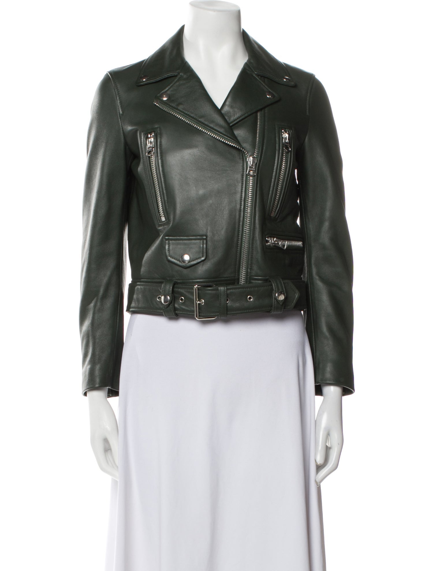 Acne Studios Leather Biker Jacket