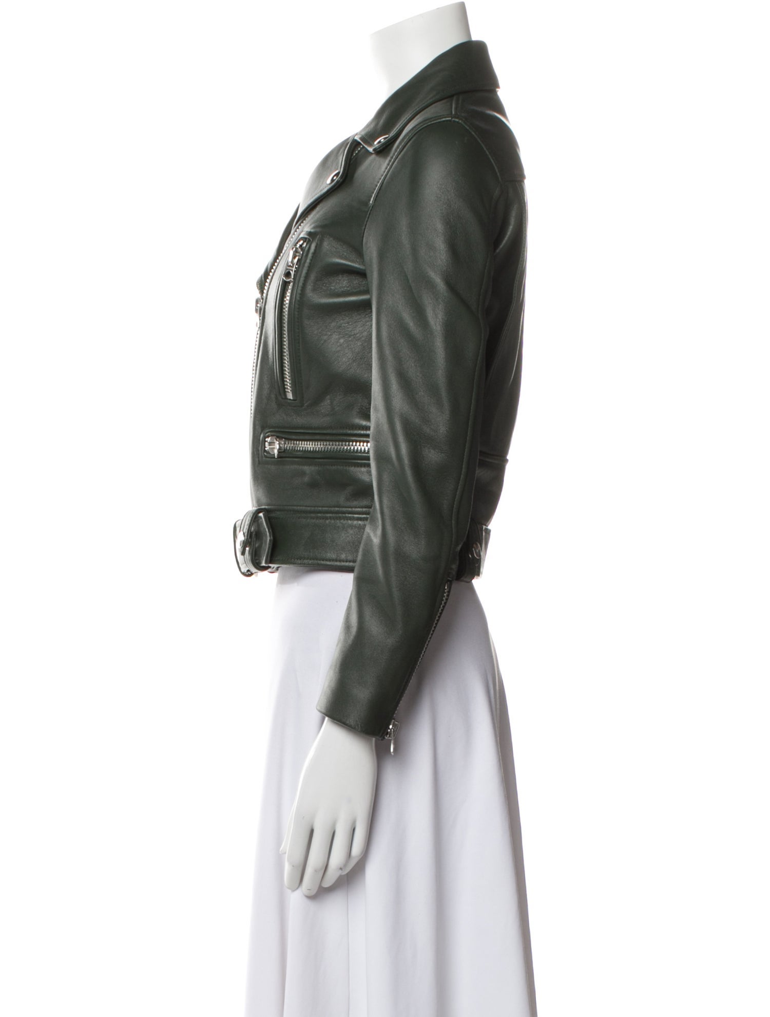 Acne Studios Leather Biker Jacket