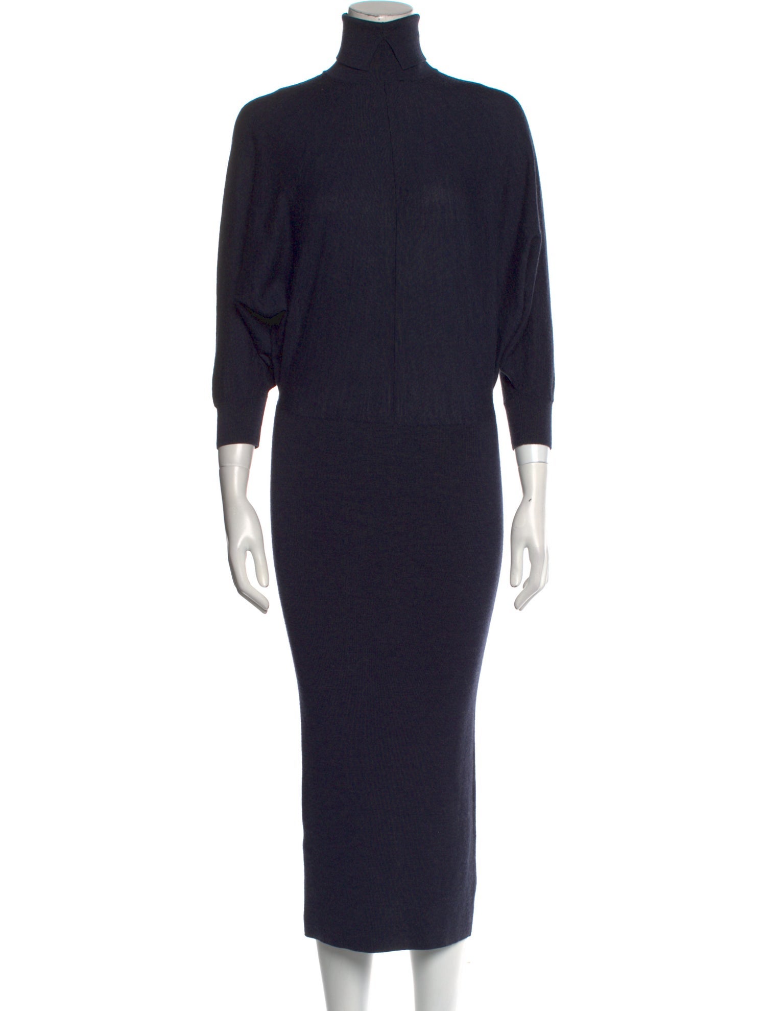Acne Studios Merino Wool Midi Length Dress