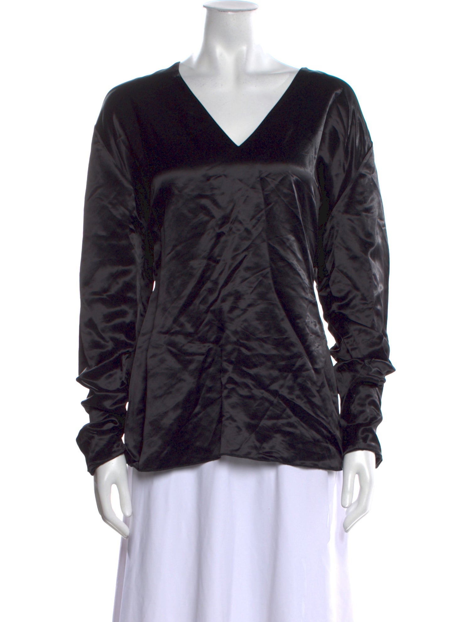 Acne Studios V-Neck Long Sleeve Sweatshirt