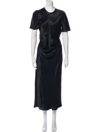 Acne Studios Crew Neck Long Dress